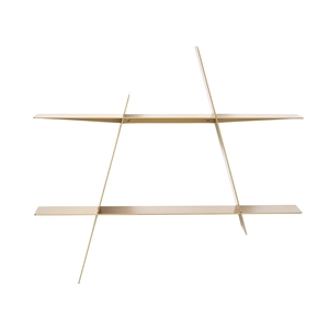 A Shelf - Hylde - Messing - Flere størrelser